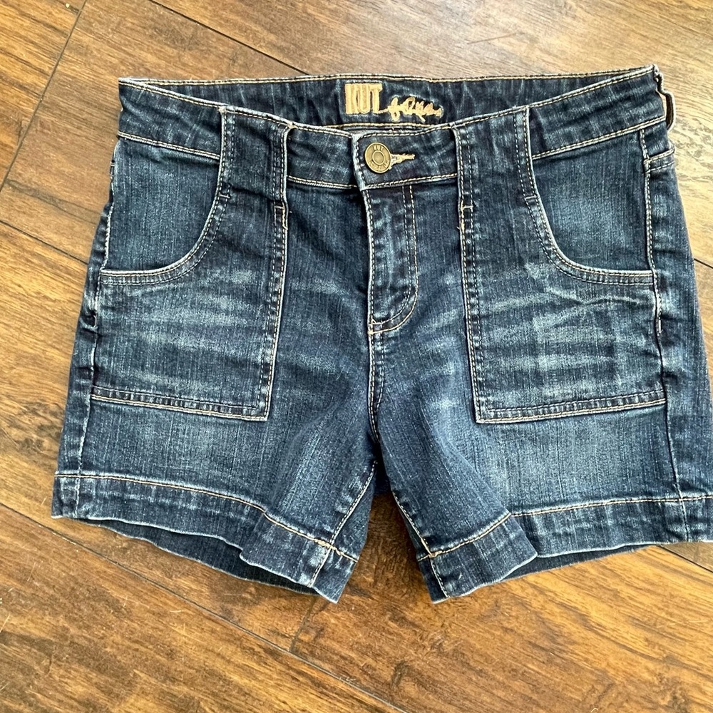 Kut from the Kloth Dark Wash Jean Shorts
